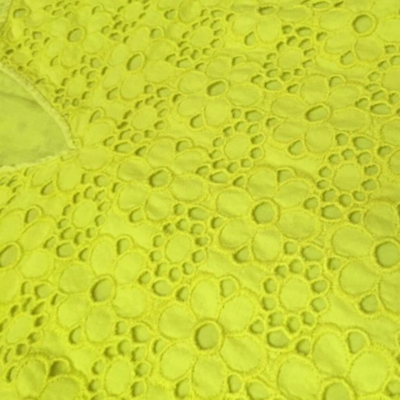 J. Crew Collection Eyelet Lace Scallop Edge Top - Picture 2 of 7